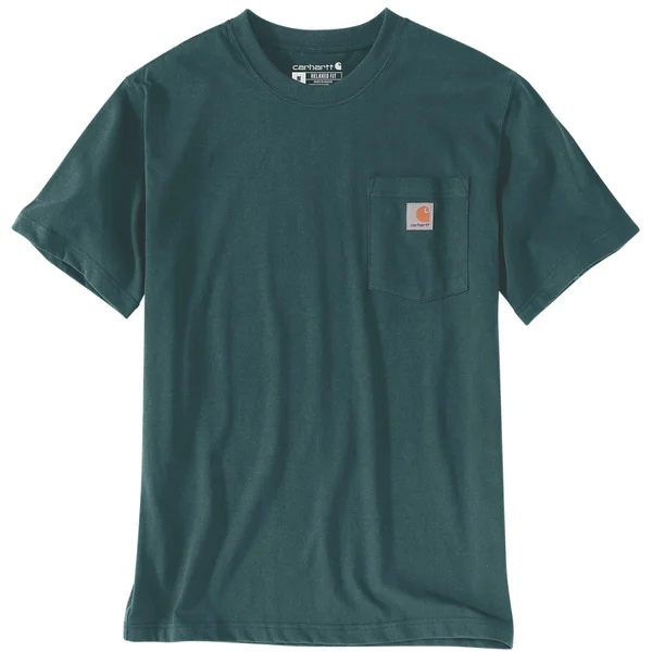 Beställ idag Carhartt M's K87 Pocket S/S T-Shirt Greenstone