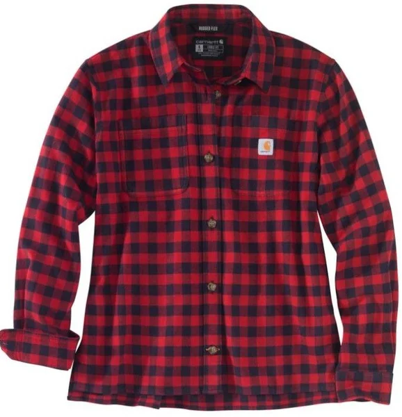Endast denna vecka Carhartt W's Rugged Flex Flannel Oxblood