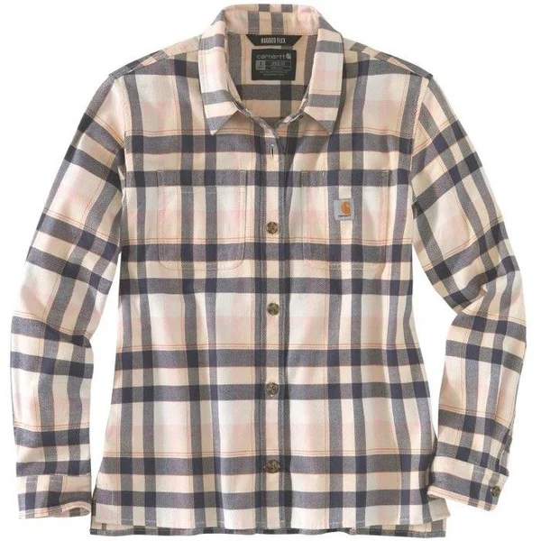 Carhartt W's Rugged Flex Flannel White Truffle Sista chansen