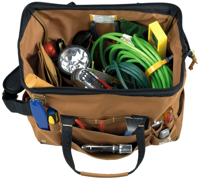 Outlet Carhartt 16-inch 30 Pocket Tool Bag Carhartt® Brown