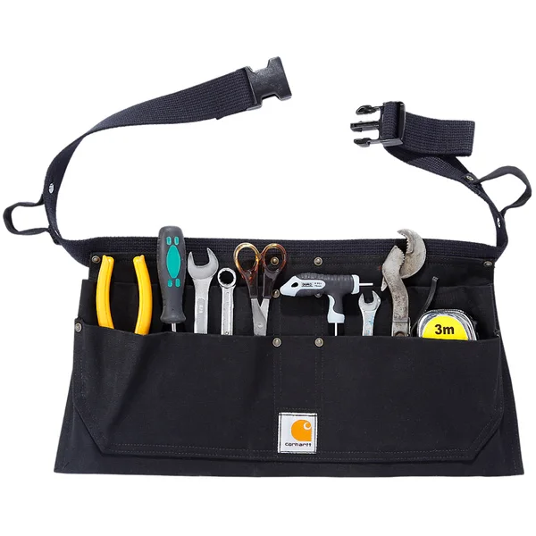Carhartt M's A09 Firm Duck Half Apron Black Begränsat erbjudande