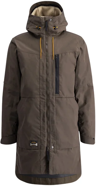 Rabatter Knak Pile Ms Parka Tea Green