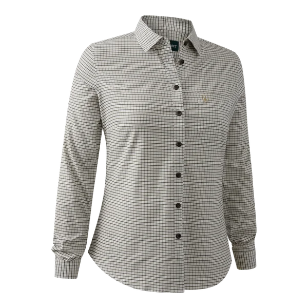 Lady Sara Shirt Green Check Sista chansen