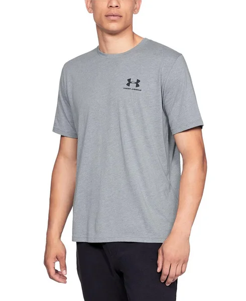 I lager UA Sportstyle LC SS Steel Light Heather/Black