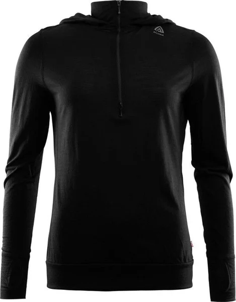 Säker betalning Aclima LightWool Hoodie Woman Jet Black