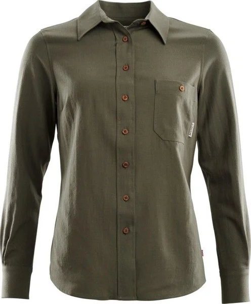 Extra rabatt Aclima LeisureWool Woven Woolshirt Woman Ranger Green