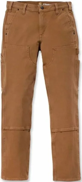 Carhartt W's Stretch Twill Double Front Trousers Carhartt® Brown Erbjudande