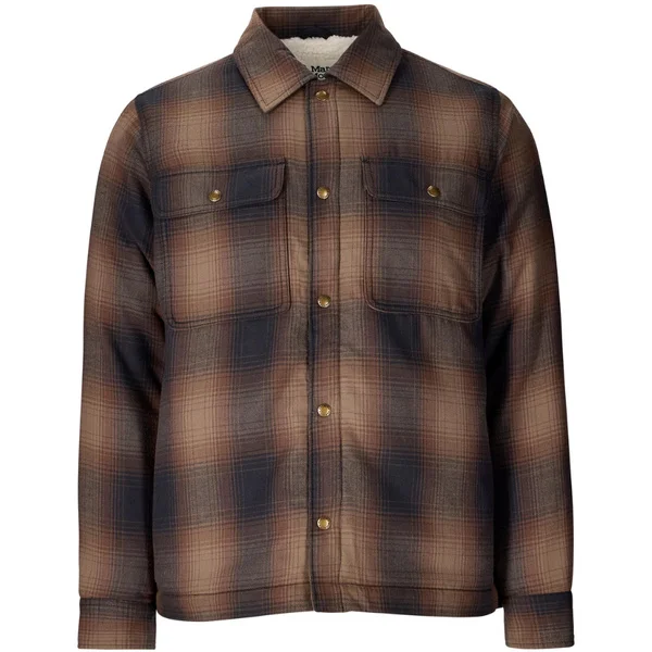 M's Ridgefield Sherpa Flannel Shirt Jacket Black Premium