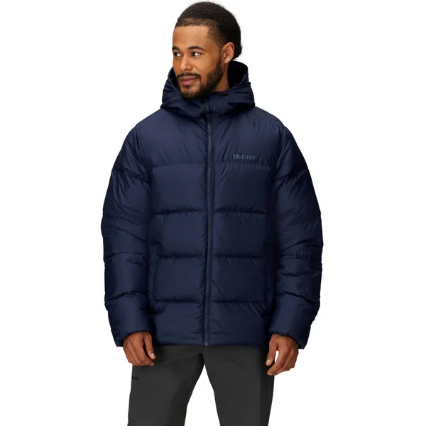 M's Guides Down Hoody Blue Sänkt pris