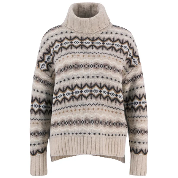 W's Helen Knitted Jumper Birch Multi Billig