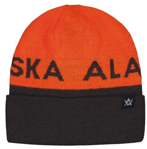 Reversible Beanie Brown-Orange Rabatter