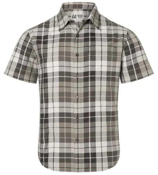 Extra rabatt Men's AirExchange Shield Novelty SS Shirt Hickory Nut Wayland Nut Wayland Plaid