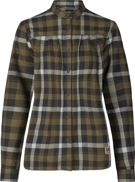 Sigrid Shirt Women Willow Green/Phantom Rea
