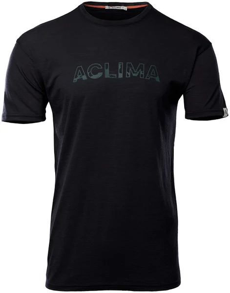 Kundfavorit Aclima LightWool 140 Classic Tee Logo M's Jet Black