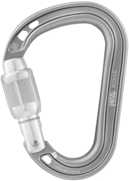 Rocha Screw-Lock Carabiner Grey Light gray Endast denna vecka
