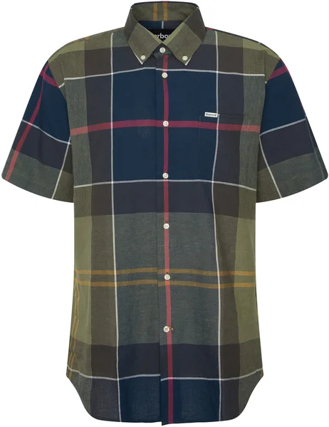 M's Douglas Relaxed Fit S/S Shirt Classic Tartan Premium
