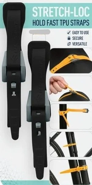 Handla nu Strap Stretchloc 20 (20 x 500 mm) 2-Pack Black