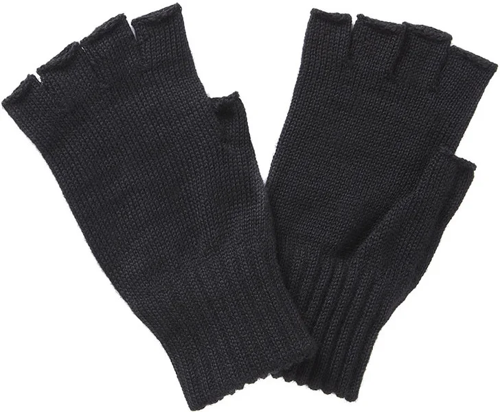 M's Fingerless Gloves Black Kundfavorit