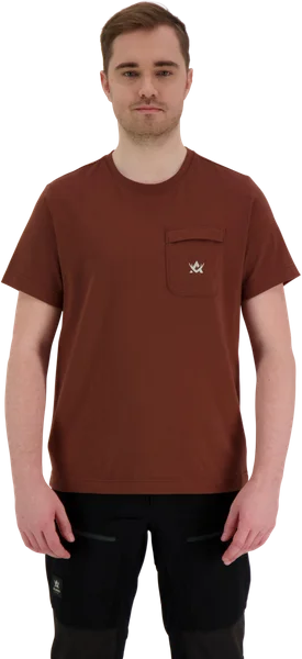 Nyhet M's Freedom T-shirt with chest pocket Rusty