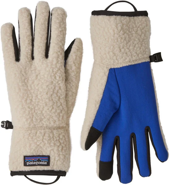 Erbjudande Retro Pile Gloves Dark Naturay