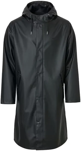 Reapris Wings Long Rain Jacket Jet Black