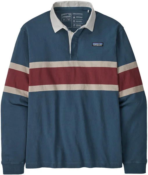 Extra rabatt M's Cotton in Conversion Midweight Rugby Shirt Rugby Big Tidepool Blue
