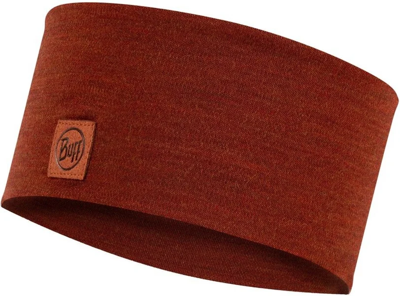 Beställ nu Merino Wide Headband Solid Sienna