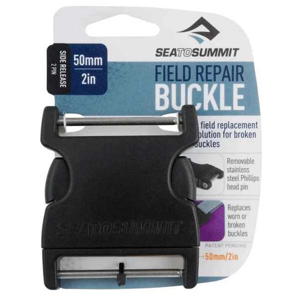 Säker betalning Buckle 50mm Side Release 2 Pin Black