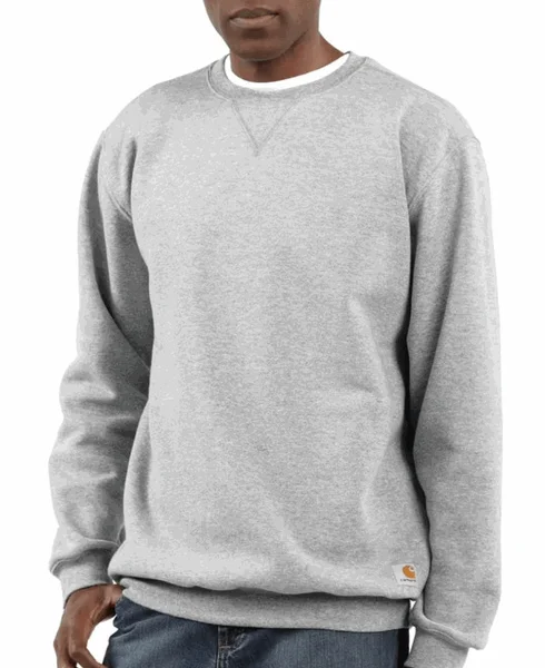 Rea Carhartt M's Midweight Crewneck Sweatshirt Heather Grey
