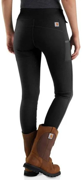 Carhartt W's Force Lightweight Utility Leggings Black Billig