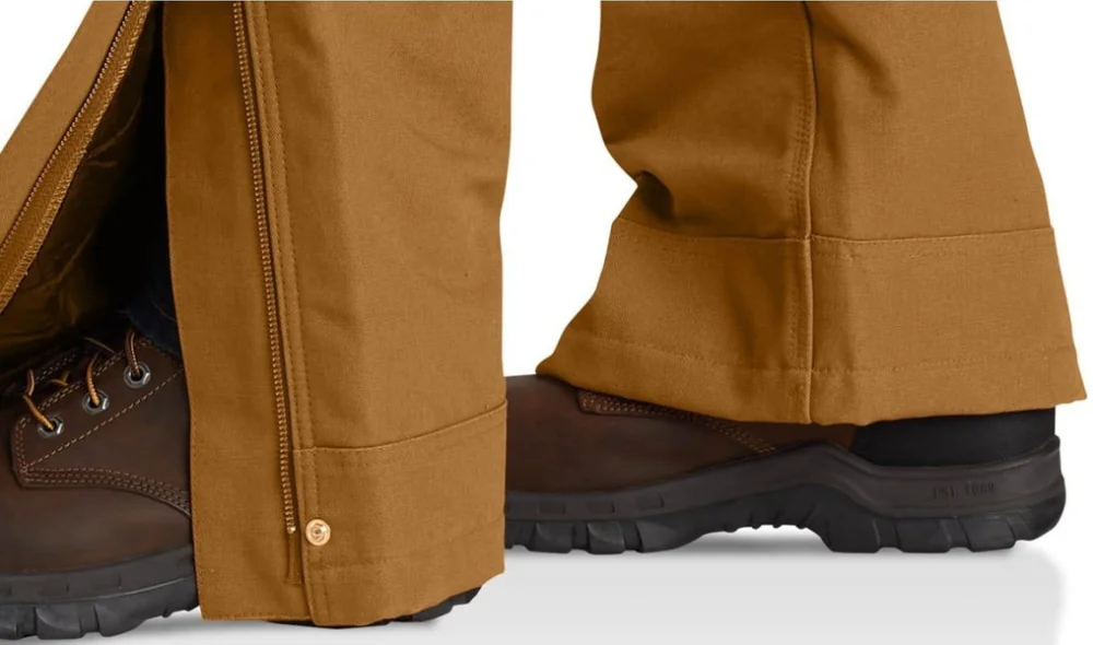 Köp nu Carhartt M's Firm Duck Insulated Bib Overall Carhartt Brown