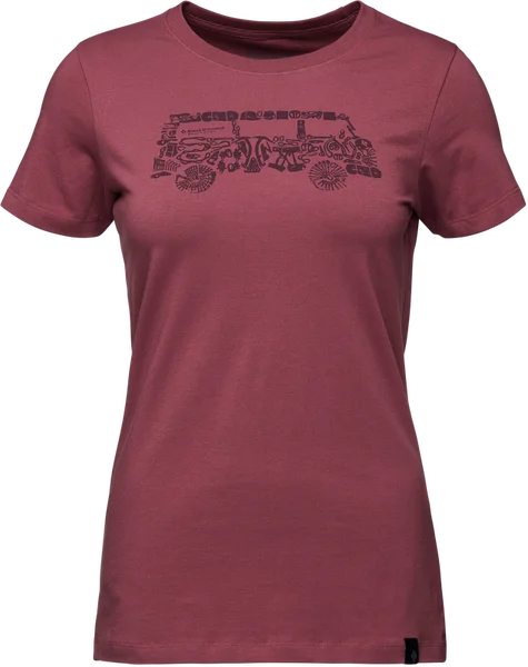 Nedsatt pris W's SS Vantastic Tee Cherrywood