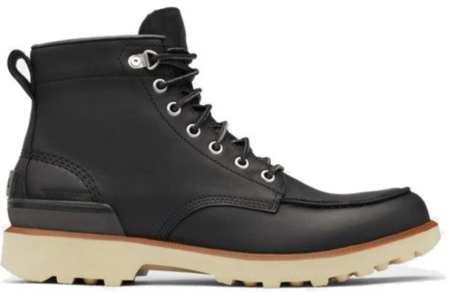 M's Caribou Moc WP Black/Oatmeal Extra rabatt