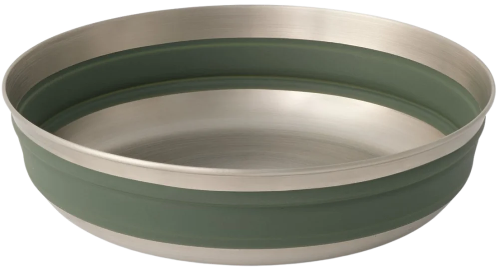 I lager Detour Stainless Steel Collapsible Bowl L Green