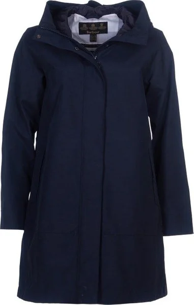 W's Subtropic Waterproof Jacket Navy/Platinum Tartan Nyhet