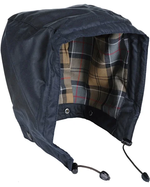 Wax Cotton Hood Navy Trygg betalning