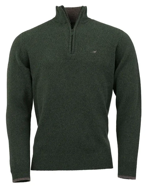 Kampanj Brompton Zip-Neck Loden