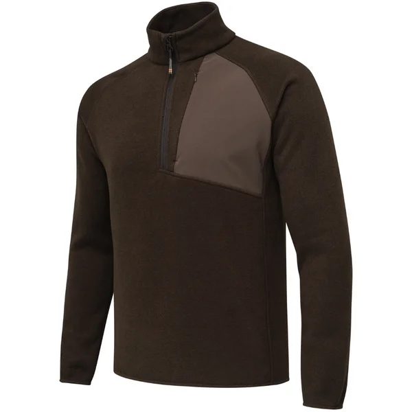 M's Abisko Half Zip Fleece Brown Bark Rabatt