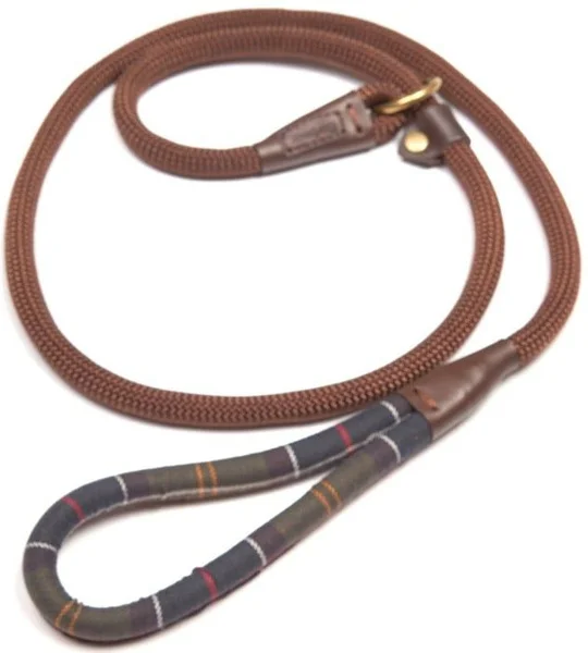 Tartan Trimmed Slip Dog Lead Snabb leverans