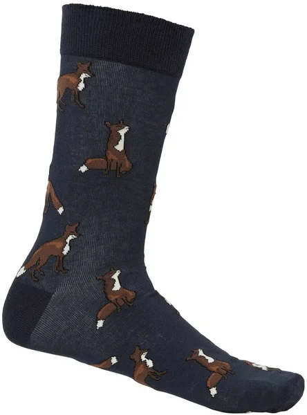 I lager Pomeroy Socks Dark Navy Foxes
