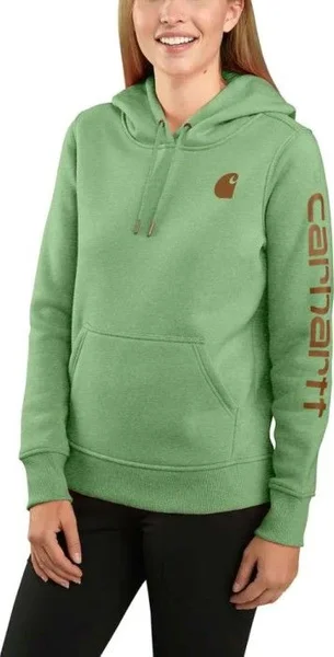 Carhartt W's Clarksburg Sweatshirt Boreal Heather Snabb frakt