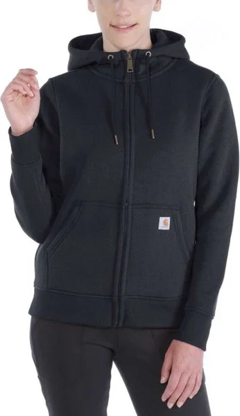 Carhartt W's Clarksburg Zip Sweatshirt Black Populär