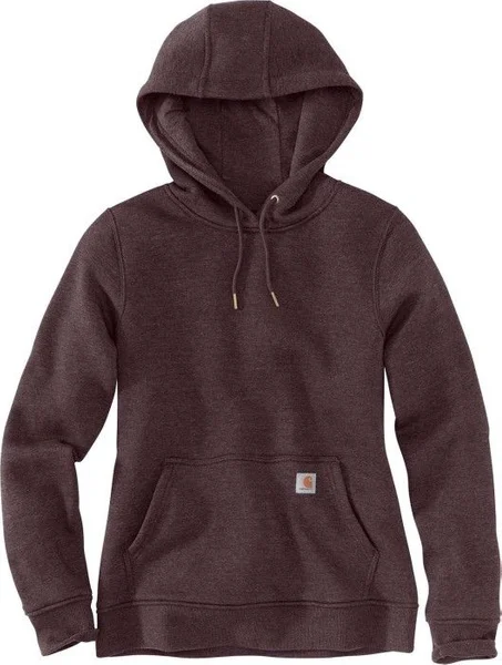 Carhartt W's Clarksburg Pullover Sweatshirt Fudge Heather risnedsättning