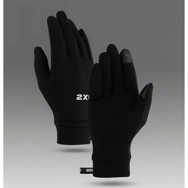 Snabb leverans Run Glove Black/Silver Reflective