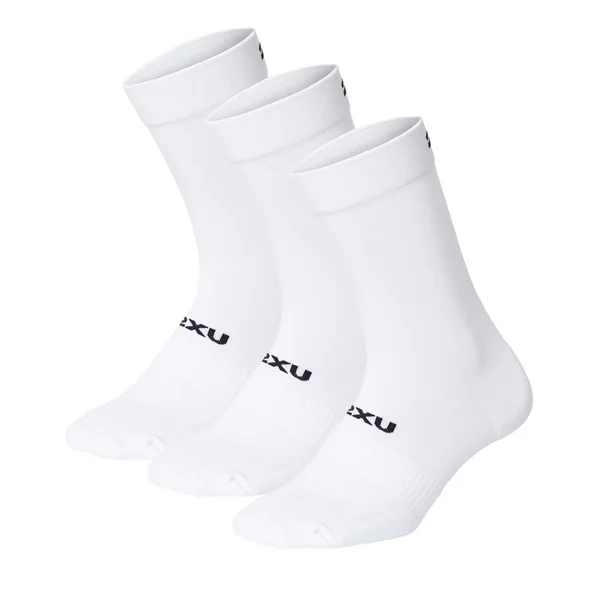 Crew Socks 3 Pack White/Black Beställ nu