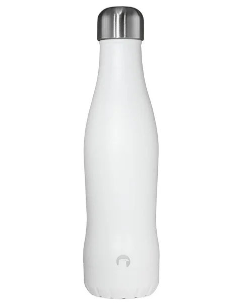 Nedsatt pris Termoflaske Curve Stål Solid White