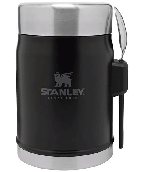Lågt pris Classic Food Jar + Spork 0,4L Matte Black