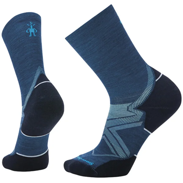 Run Cold Weather Targeted Crew Socks Alpine Blue Sista chansen