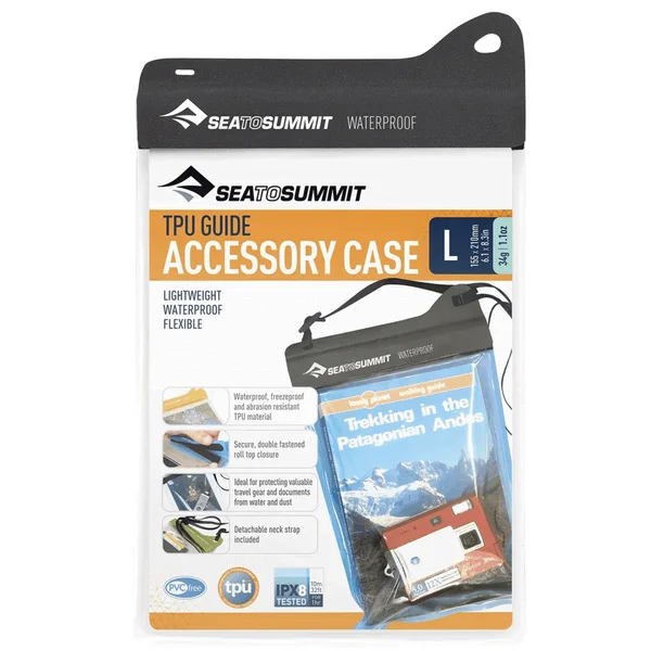Populär Tpu Accessory Case 155x210mm Waterproof Large Black Clear