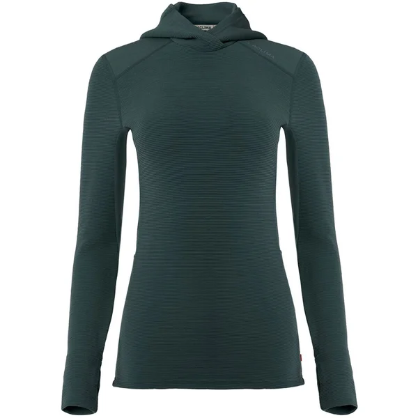 W's Streamwool Hoodie Green Gables Lågt pris